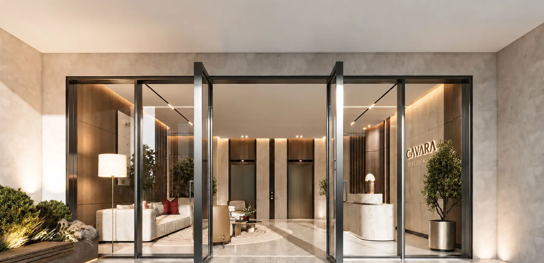 Lobby entrance