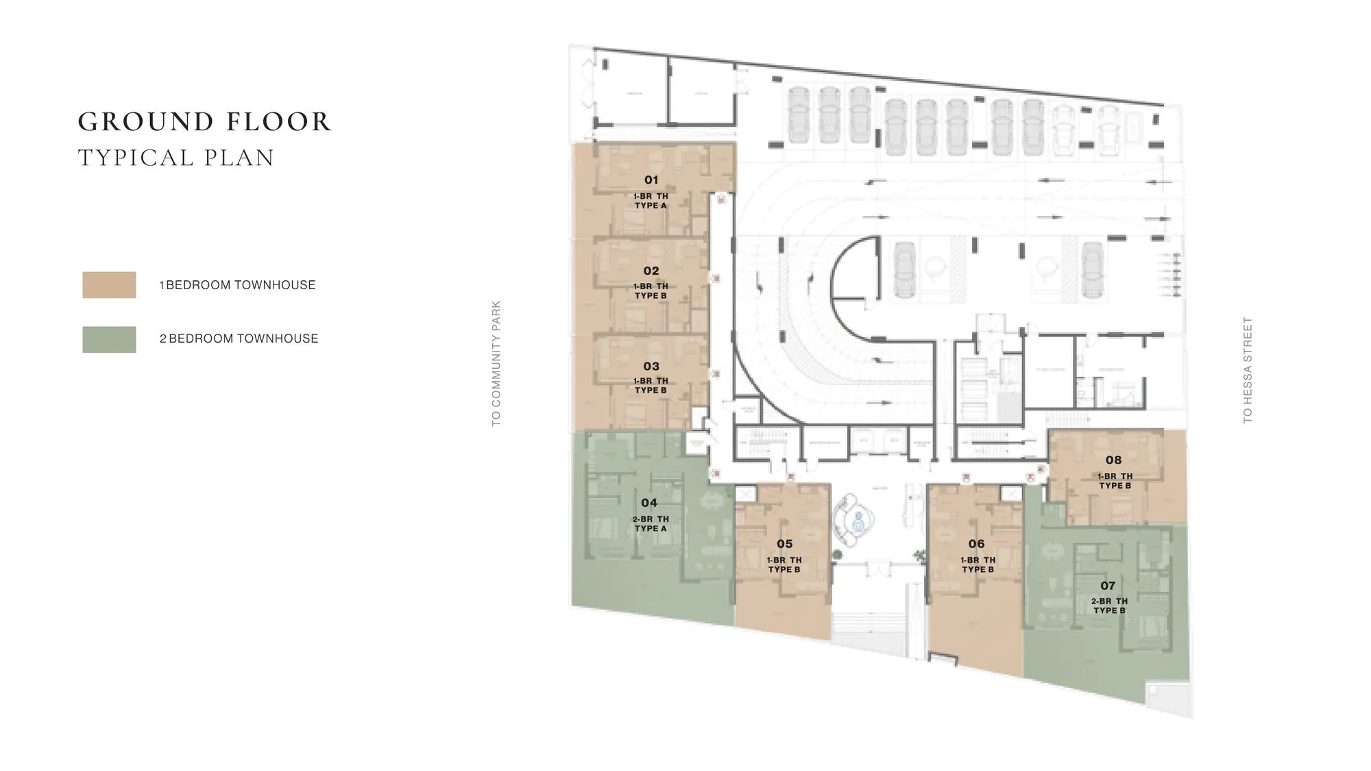 Ground floor typical plan